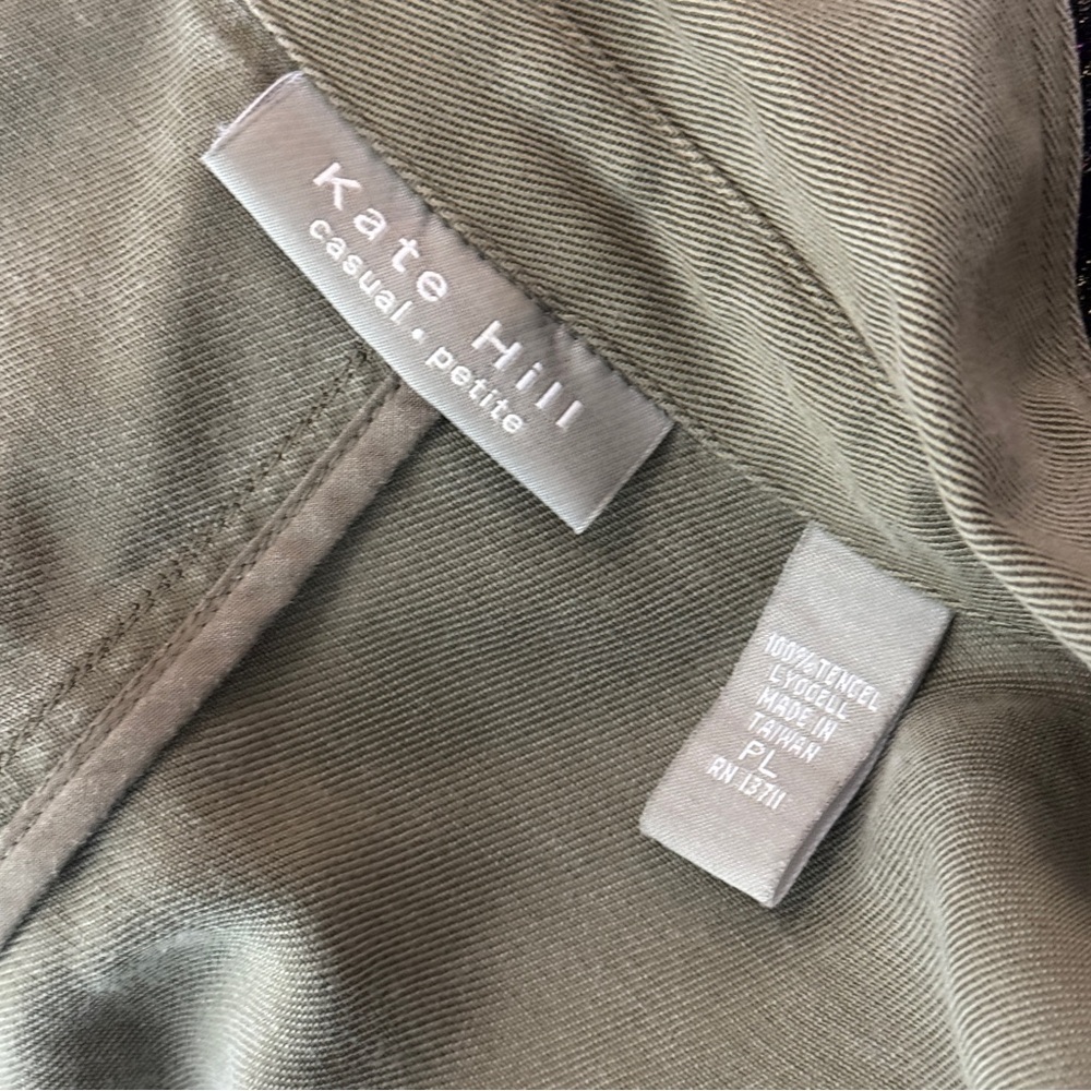 Kate Hill Tan Military Field Jacket Lightweight - Picture 3 of 3